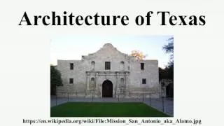 Thumbnail: Architecture of Texas