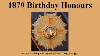 Thumbnail: 1879 Birthday Honours