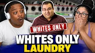 Thumbnail: LMAO!! WHITES ONLY LAUNDRY? (FUNNY VIDEO) REACTION