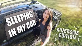 Thumbnail: Car Camping Next to a River & First Dunk of Spring :)