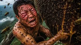 Thumbnail: Wild Honey Hunting Gone Wrong – Trapped by Aggressive Bees