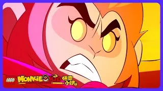 Thumbnail: LEGO Monkie Kid - The Ultimate Escape! 🏃‍♂️ | Kids Cartoons | WildBrain Action Arena