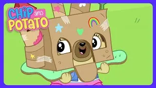 Thumbnail: Show & Tell Surprise Disaster! 🏫 - Chip and Potato | Kids Cartoons | WildBrain Nursery