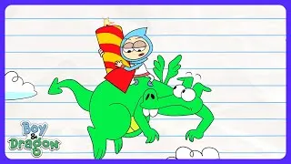 Thumbnail: Boy & Dragon - Witch's Magic Makeover! 🧙‍♀️ | Kids Cartoons | WildBrain Toon Town