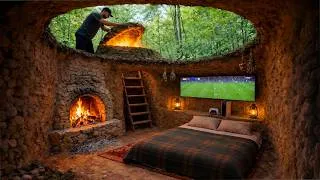 Thumbnail: This Hidden Tree Stump Shelter Is Warm & Cozy (Full Build)
