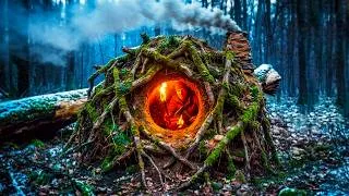 Thumbnail: I Created a Camouflaged Dugout Shelter Deep in the Forest Using Only Natural Materials