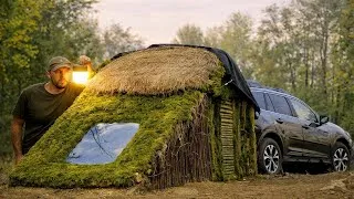 Thumbnail: Building a Warm and Cozy Hidden Shelter by the River