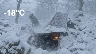 Thumbnail: Trapped in a Hidden Rock Shelter for 3 Days in a -18°C Blizzard | Extreme Winter Survival