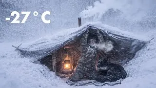 Thumbnail: Trapped in a -27°C Blizzard for 72 Hours | No Tent, No Sleeping Bag - Solo Winter Survival
