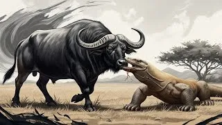 Thumbnail: Komodo Dragon vs. Water Buffalo: Can One Bite Take Down a Giant?