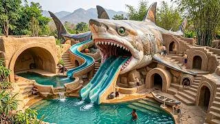 Thumbnail: Building a $1M Luxury Underground Villa with Shark-Mouth Twin Water Slides Using Primitive Tools