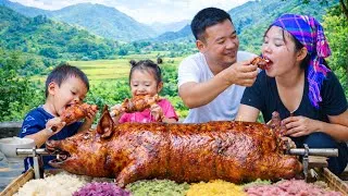 Thumbnail: Harvesting ginger to sell at the market, and preparing roast pork and sticky rice for the family