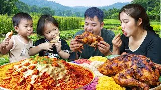 Thumbnail: How to make sticky rice, roast chicken for my daughter, catch giant fish to sell at the market
