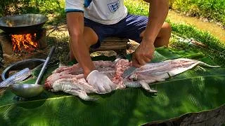 Thumbnail: Big Crocodile Grill Recipe in my village.