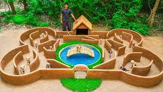 Thumbnail: I Built a Giant Clay Puppy Maze! Can They Find the Food? 🐶