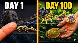 Thumbnail: Simulating a Jurassic World For 100 Days (Hatching 250-Million-Year-Old Fossils)