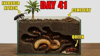 Thumbnail: Simulating Ant Colony for 1000 days in Terrarium