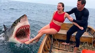 Thumbnail: Shark Attack on Fishing Boat | fun made great white shark fish attack video 5