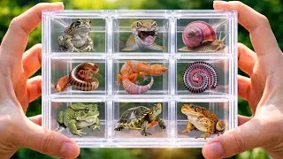 Thumbnail: 🔥 Catching Frogs, Geckos, Snails & Giant Millipedes in the Wild! #millipede #snail #toad #insects 