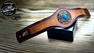 Thumbnail: Making a leather Bracelet with a Coin by #wildleathercraft