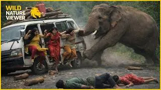 Thumbnail: 68 Wild Elephant Encounter Caught on Camera | Animal Attacks #50