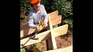 Thumbnail: 👉🏻A log Cabin Hand made was built in the forest.