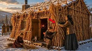 Thumbnail: They Mocked Her for Stacking Dried Corn Stalks Around Her Cabin — Until a Deadly Blizzard Hit