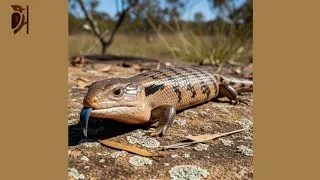 Thumbnail: Blue-Tongued Skink: The Bold Defender of Australian Scrub
