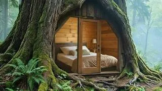 Thumbnail: I Created a Forest Cabin Concept by the Riverside