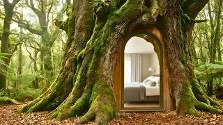 Thumbnail: Building a Hidden Forest Cabin Concept Inside a Giant Hollow Tree | Full ASMR Build