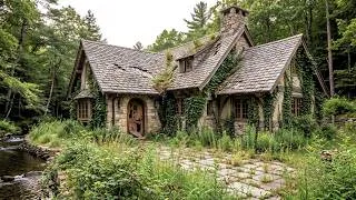 Thumbnail: Forgotten Stone House by the River Reborn as a Stunning Luxury Retreat | ASMR Renovation