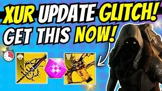 Thumbnail: XUR Has A Rare GLITCH Update! (Get 1000 Voices & Icebreaker Catalyst) Destiny 2 Solo Builds & Loot!
