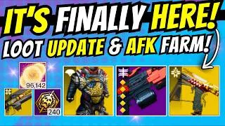 Thumbnail: FINALLY! Get These GOD TIER Weapons NOW! Destiny 2 Reset, AFK Bright Dust GLITCH & New SOLO Builds