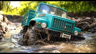 Thumbnail: GAZ-3308 Sadko RC Truck vs Flooded Forest! 😱 Deep Mud & Winch Recovery