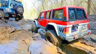 Thumbnail: TRIPLE WINCH RESCUE! MJX Defender SWALLOWED by Deep Mud — RC 4x4 Extreme Recovery