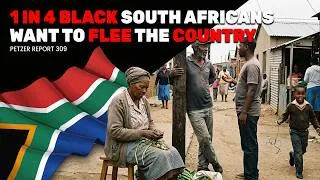 Thumbnail: Black South Africans are now over 2 times more eager to leave the country than Whites