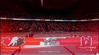 Thumbnail: Kanada vs Lotyšsko [MS 23] | NHL 23 gameplay #nhl23 #wowhockeytv