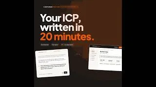 Thumbnail: CustomerVector Demo: Go From Interview to ICP Report in 20 Minutes