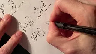 Thumbnail: Fancy FGHIJK Copperplate 