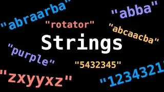 Thumbnail: Strings & Palindromes | Recursion Series