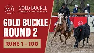 Thumbnail: Gold Buckle Round 2: Runs 1–100 | 2026 Gold Buckle Campdraft Championship