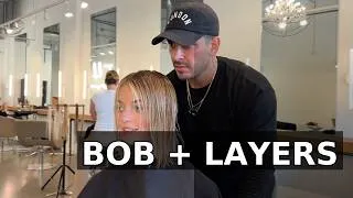 Thumbnail: Model Haircut in Nashville: New Cut + Gloss at Salon Icon (Full Transformation)