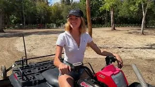 Thumbnail: Testing out my new Titan attachments grading blade pulled by my 4-wheeler with Willow Hand