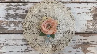 Thumbnail: #roxysjournalofstitchery Vol 10 - Brooch For A Little Coat