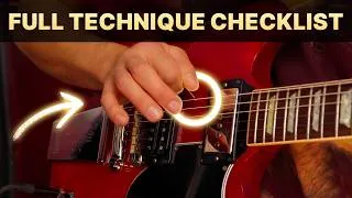 Thumbnail: Complete Guitar Technique Checklist