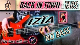 Thumbnail: IZÏA - Back in Town (NO Bass) + Play along TABS