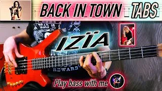 Thumbnail: IZÏA - Back in Town (Bass Cover) + Play along TABS
