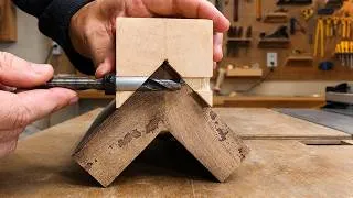 Thumbnail: This Jig Makes 45° Drilling PERFECT! | Woodworking Jig