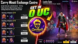 Thumbnail: Get Carryminati Voice Pack in 0 UC | Carryminati Exchange Centre New Event in BGMI | Token