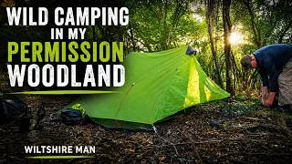 Thumbnail: Wild Camping in My Permission Woodland | Bikepacking, Curry, Beer. Lanshan 2 man tent.